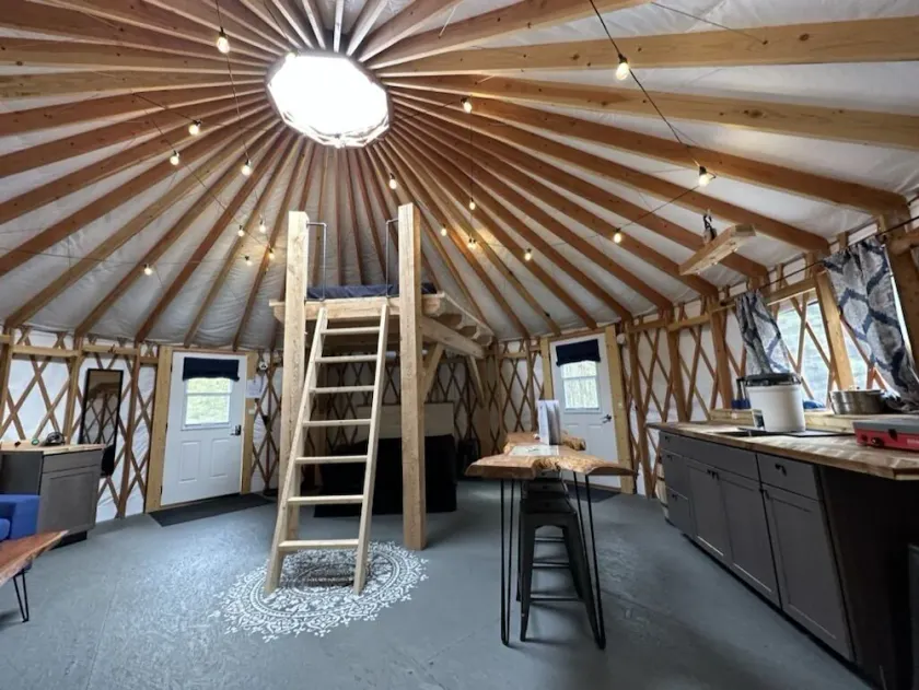 The Pleasant Glamping Yurt in Bethel, Maine - Image 1