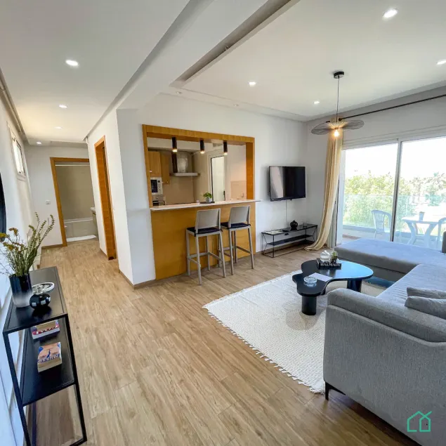 Bright Stylish 1bd Flat in Jardins De Carthage - Image 1