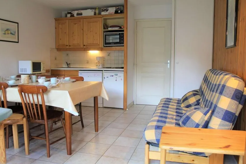 200m from ski slopes, Ground floor, terrace, tv, 42m², Vars - Image 1