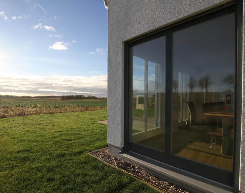 A Golden Fall in a Vacation Home with a Fireplace - Image 1