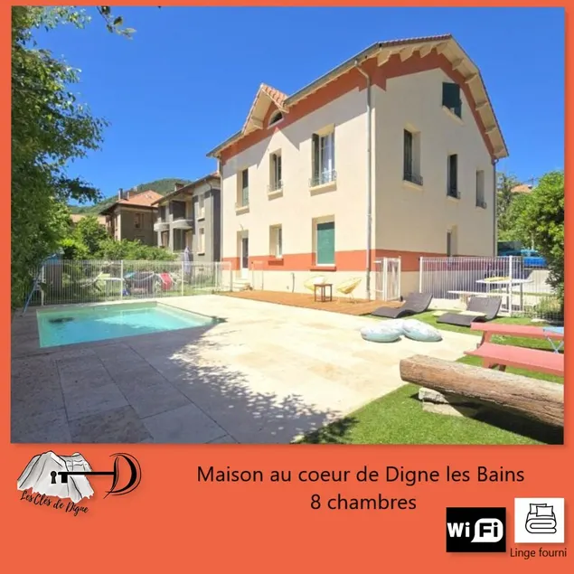 \"les Clés De Digne\" Maison de Vacances, Cœur de Ville - Image 1