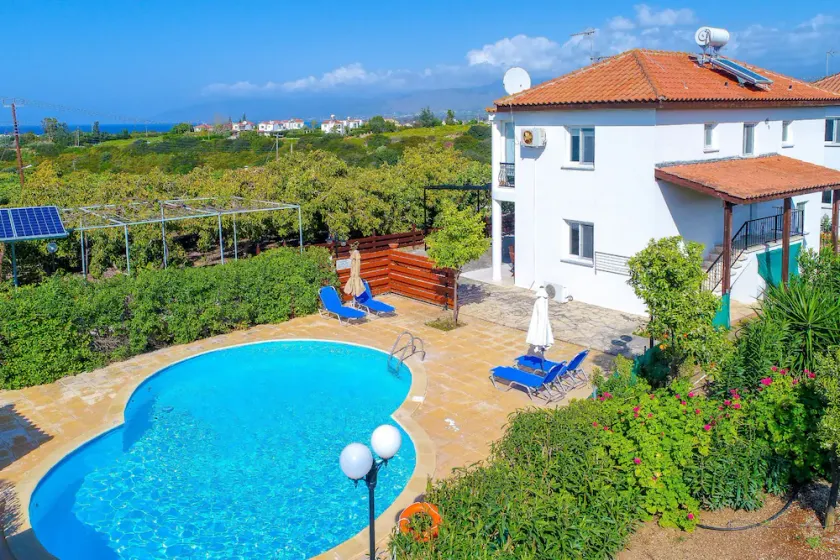 Villa Arsinoe Finiki: villa villa de Latchi, A / C, Wi Fi, vistas al mar - Image 1