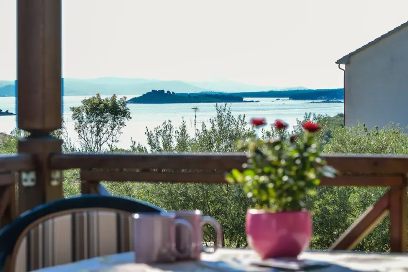 Two bedroom apartment with terrace and sea view Drage, Biograd (A-5904-e) - Image 1