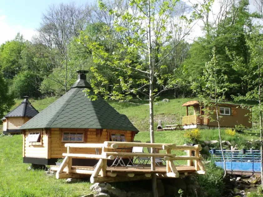 Romantic Riverside Cabin with Panoramic Terrace and Private Sauna Session - Image 1