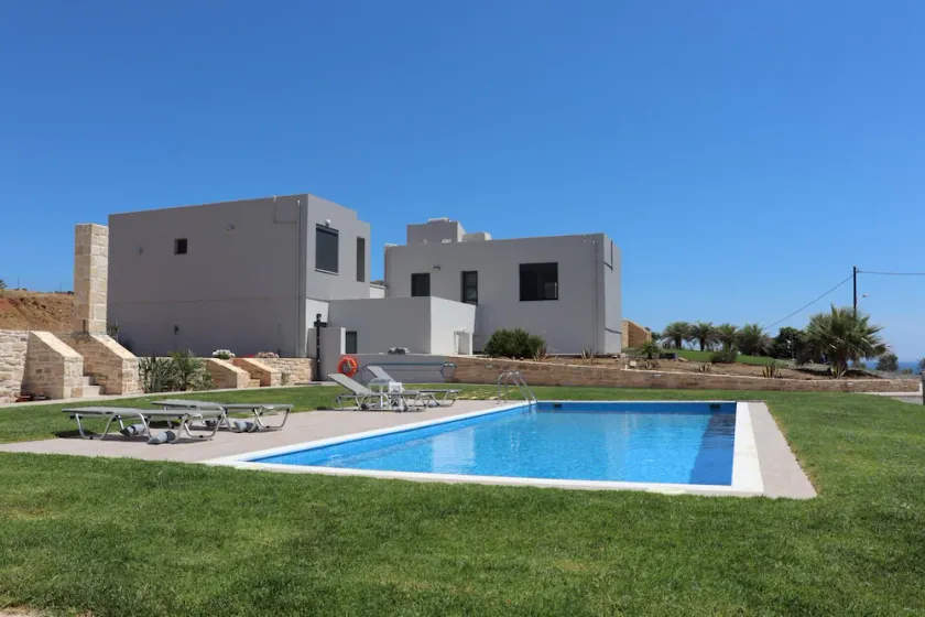 Vast view of landscape and sea,Pool, 4 pers. | holiday home Triopetra, Crete - Image 1