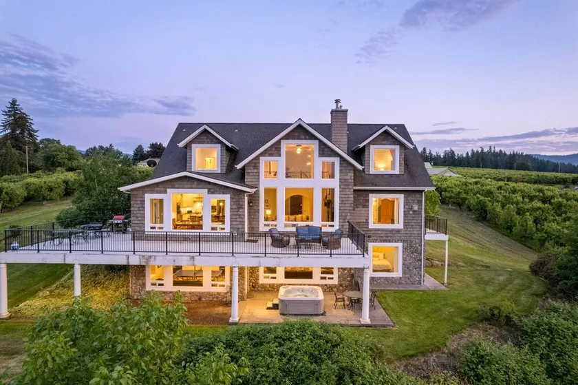Extraordinary Private Country Chateau, Pet Friendly, Hot Tub, BBQ, Enormous Deck w/ Mt. Adams Views - Image 1