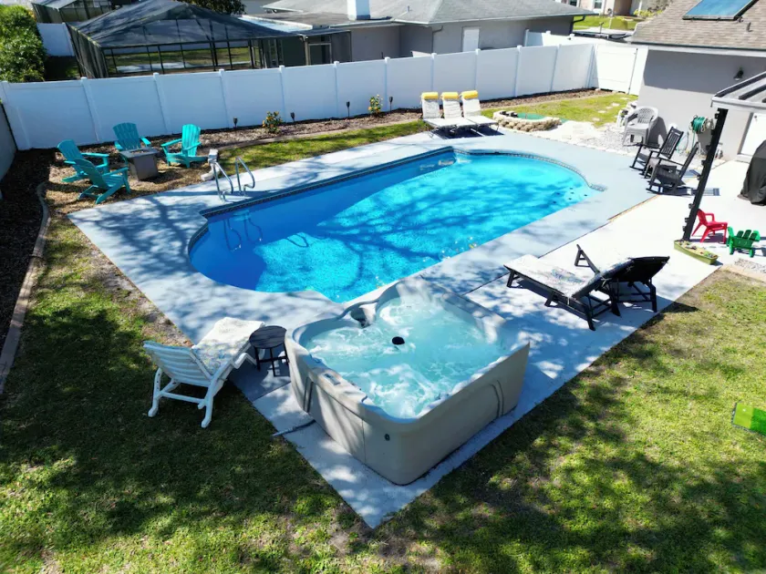 Pool, Hot Tub, Pickleball, Basketball & Game Room Fun, Resort Style Backyard - Image 1