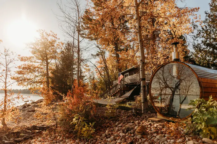Lake Superior Waterfront Home with Wood Fired Sauna and Igloo - Image 1