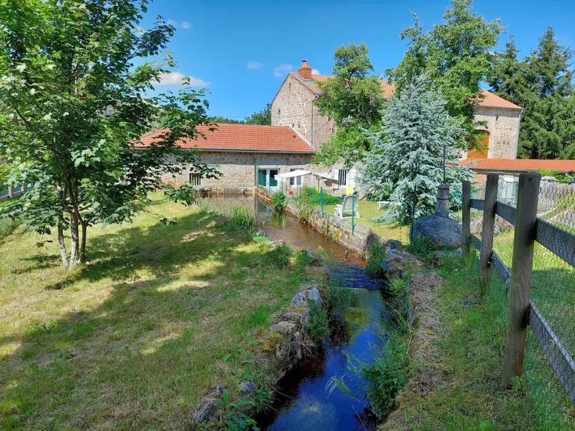 Charming Restored Mill by River with Terrace, Near Saugues – Sleeps 8 - Image 1