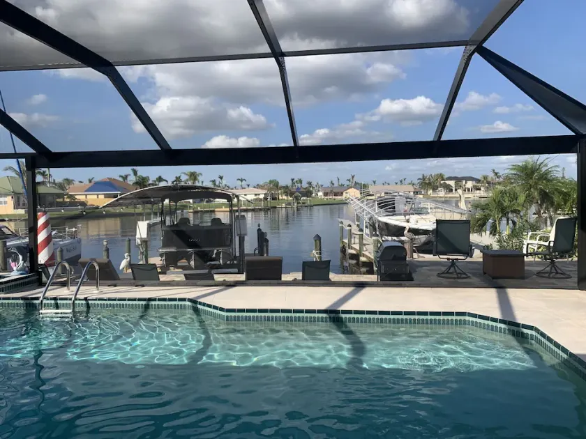 Orchid Lighthouse Canal Pool home with New waterfront Patio! - Image 1