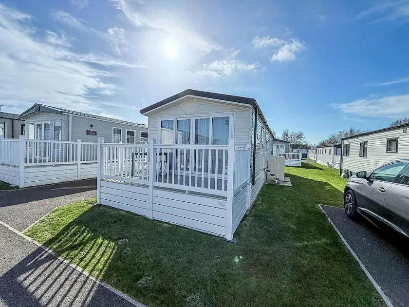8 berth caravan with decking at Broadland Sands in Suffolk ref 20199BS - Image 1