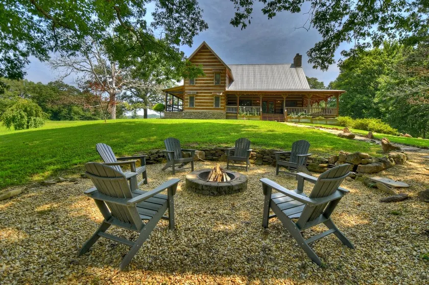 Waterfall Pool · Barrel Sauna + Hot Tub · Cabin · 15 Private Acres - Image 1