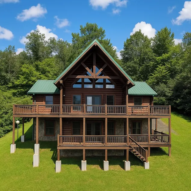 Spacious 5BR Mountain Lodge | Hot Tub, Pool Table & Scenic Views - Image 1