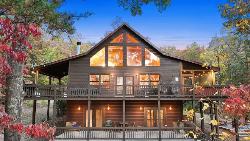 Fall looks better from here! - Mountain Lake views Hot Tub Firepit  Games - Image 1