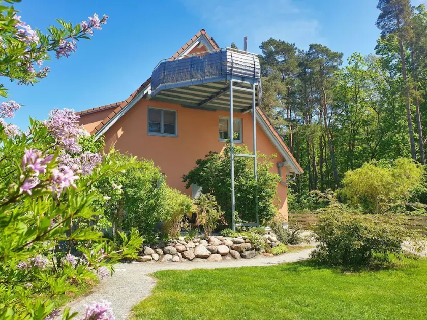 Modern apartment no. 2 with terrace, sauna in the house, garden - Ferienwohnungen am Wald - Image 1