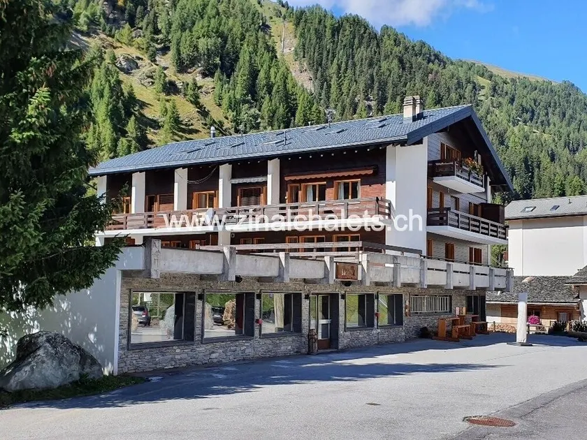 Appartment in a building in Zinal - 2 beds in the living room - kitchen - 1 shower/WC - TV broadcast - Image 1