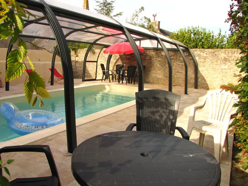 bekvämt hus privat uppvärmd inomhuspool 28 ° C 450m sandstränder - Image 1