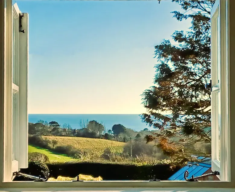 Cosy cottage, stunning sea views, log burner,  modern kitchen, 15 mins to beach - Image 1