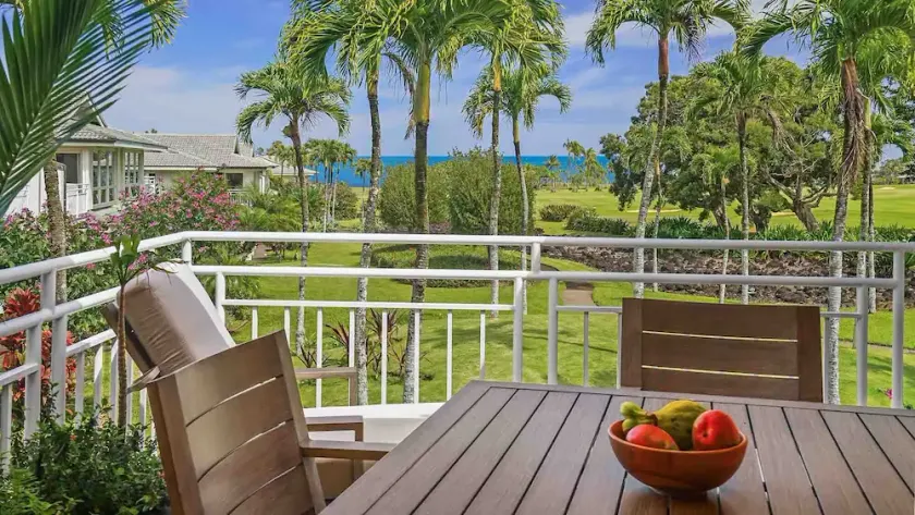 Emmalani Court 521 By Parrish Kauai - End location with AC and near pool - Image 1