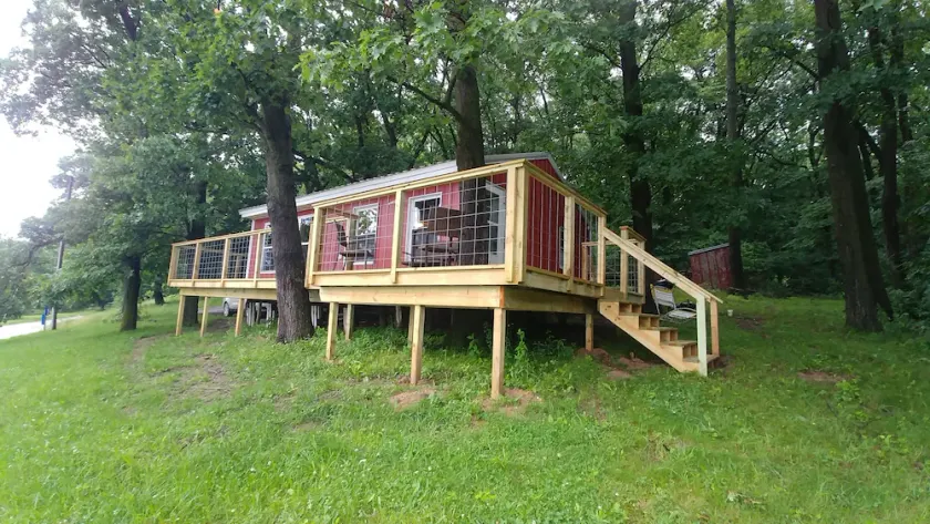 Riverfront Cabin mit kleinen Strand kurze Fahrt von Nauvoo - Image 1