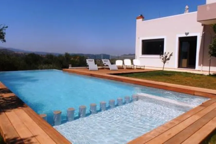 Villa lofos 330 sqm, full view, big private Heated pool - Image 1