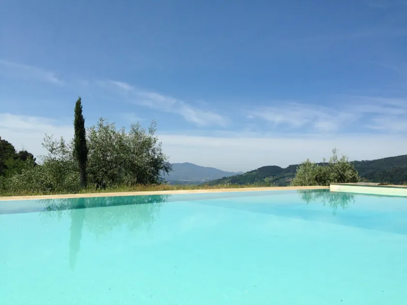 Modern Poolside Home in Pescia - Image 1