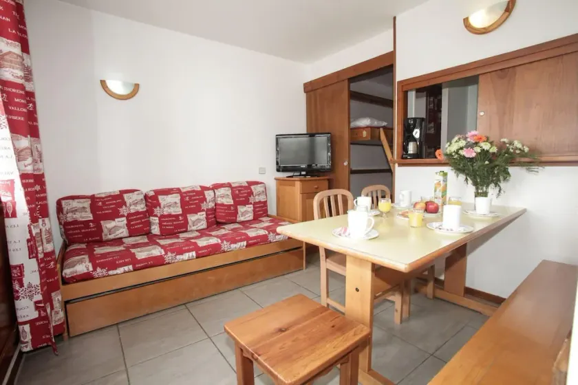 100m du centre station, télévision, 18m², Tignes - Image 1