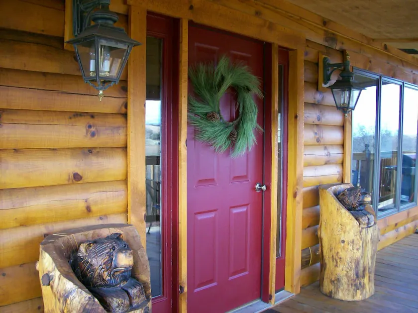 Potomac Overlook, New Log Cabin Vor Eingang zum Loch Smoke - Image 1