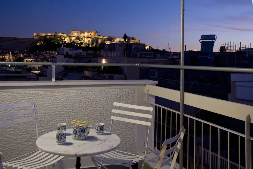 SynAthens Premium Apartment with Balcony - Acropolis View - Image 1