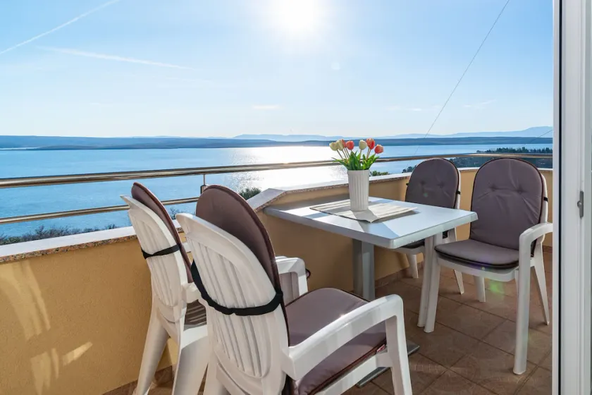 One bedroom apartment with balcony and sea view Dramalj, Crikvenica (A-19997-d) - Image 1