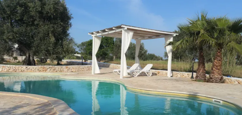 Trulli Collina della Pace, private pool, terrasses, veranda, BBQ, garden, olives - Image 1