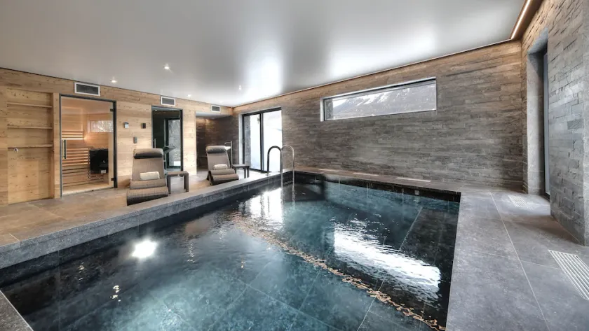 Ski-in/Ski-out atemberaubendes modernes Chalet mit Hallenbad und Spa - Image 1