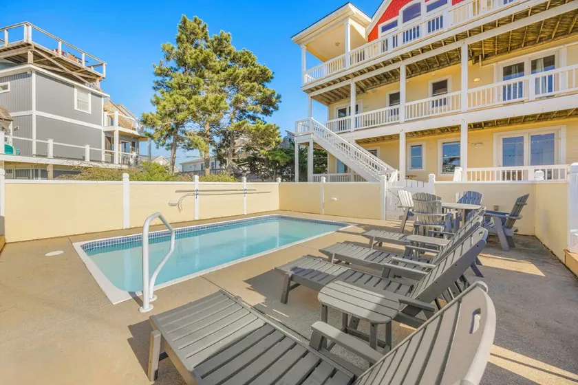 Välutrustade Semi Oceanfront i Hatteras w / Pool, bubbelbad, Spelrum & Wet Bar - Image 1