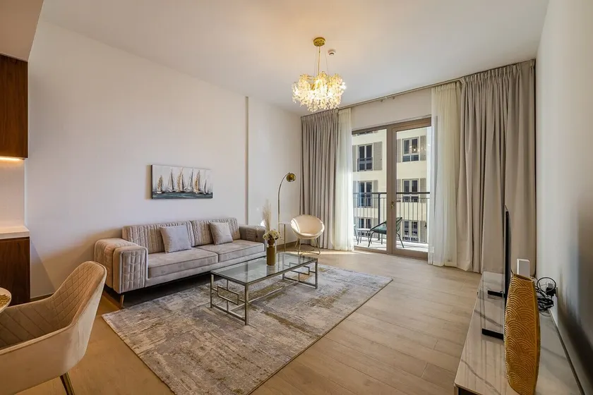 Chic 2-Bed Apartment with Balcony and Waterfront Views in Port de La Mer - Image 1