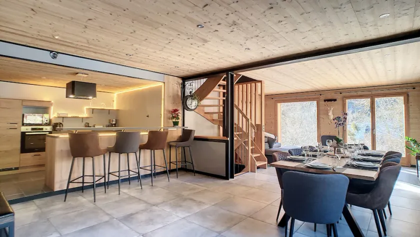 Chalet BAS-THEX 8-10 pers SAINT JEAN D'AULPS- PROCHE MORZINE-WIFI - Image 1