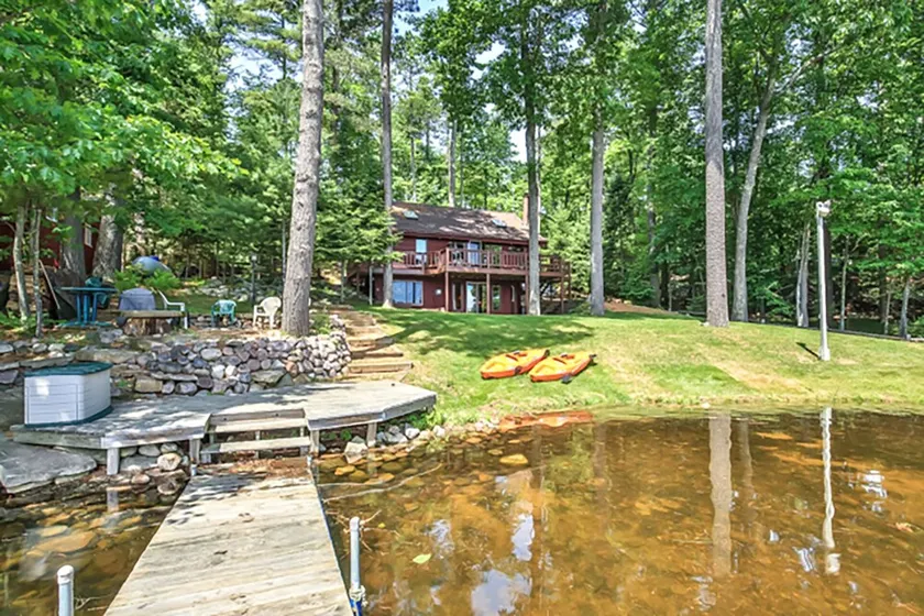 Smukke Lakefront Cabin på Private Mercer Lake. Endless 4 season fun! - Image 1