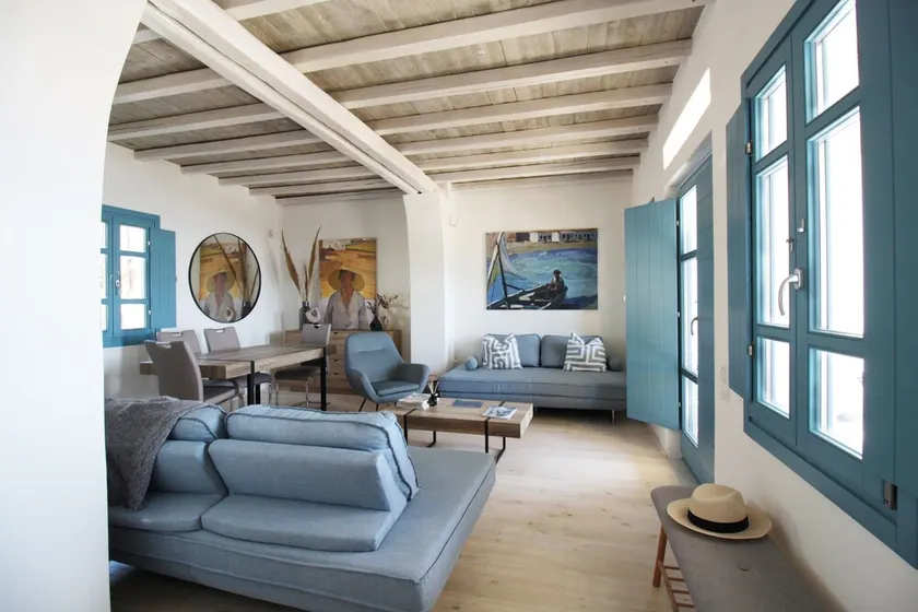 Fully equipped island villa in Triantaros Tinos , Cyclades - Image 1