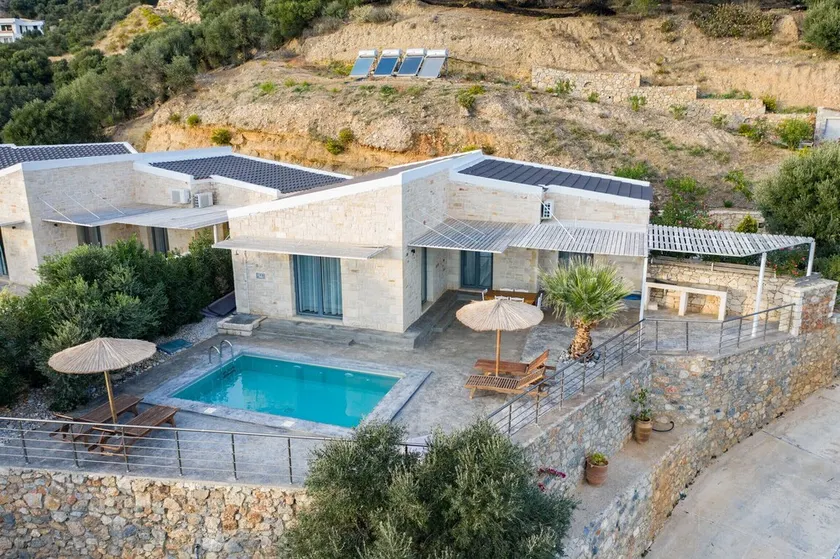 Pyrgos villa 1 ,sea view,pool,South Crete,Plakias - Image 1