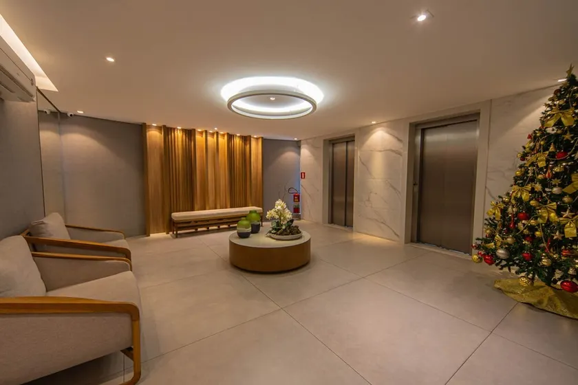 Loft p 4 pessoas no Gonzaga com Piscina, Academia e Garagem - Image 1