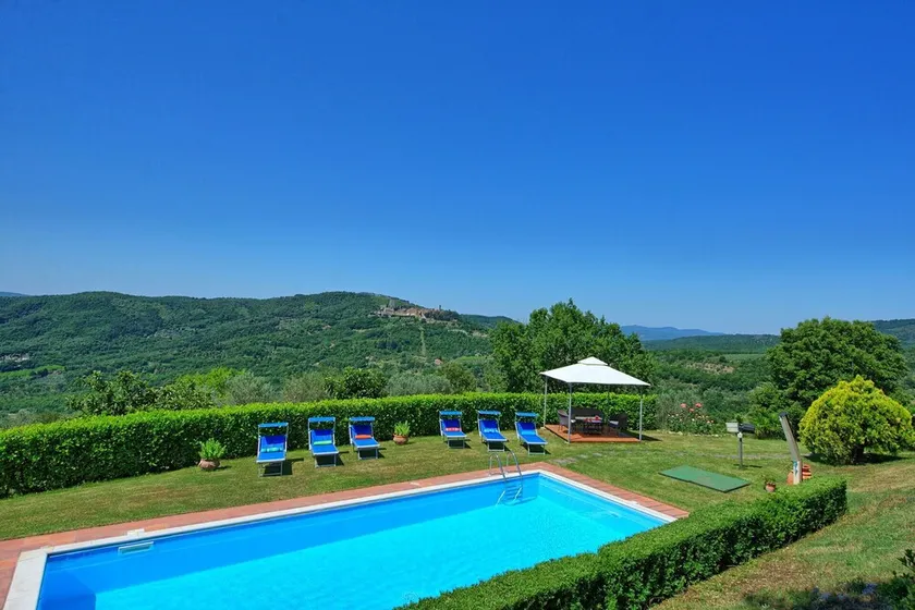 Schönes alleinstehendes Ferienhaus mit  W-LAN, Klimaanlage, privatem Pool, Innenhof, bei Arezzo - Image 1