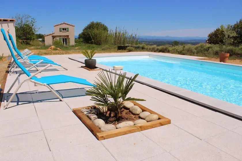 Gorges de l'Ardèche - Gite 4/6 pers + private pool on wooded park and garrigue - Image 1