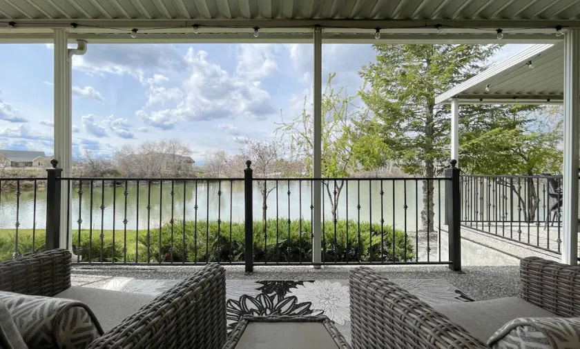 Lakefront Getaway with Game Room and Theater Seating - Image 1