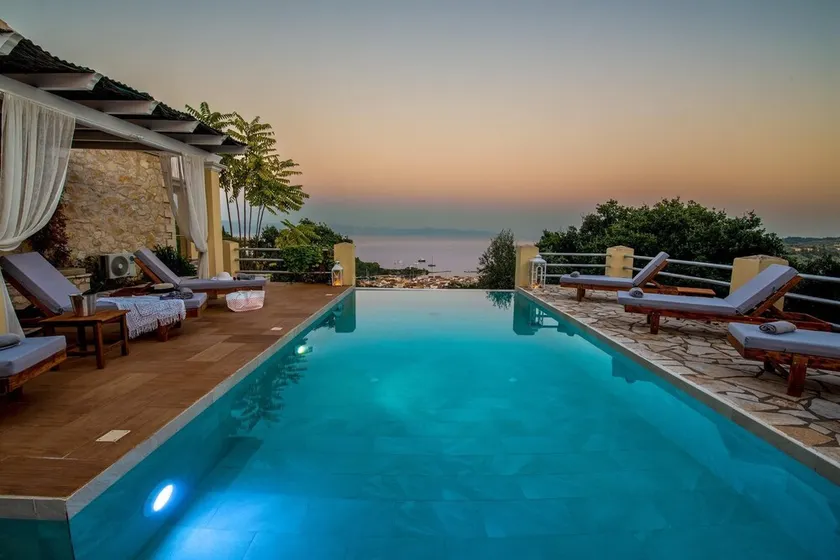 Artistsvillas-Red Rose,unique,with breathless sea views and ecological pool. - Image 1