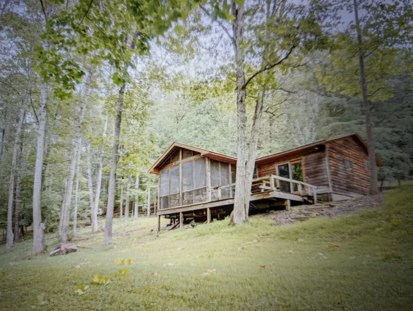Backyard creek, screened porch - Image 1