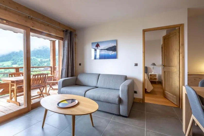 150m from ski slopes, 3rd floor, balcony, tv, ski locker, 54m², Valmorel - Image 1