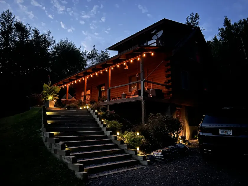 * SKAL SE * Log Cabin privat og fantastisk udsigt over bjergene 2 miles til Ellicottville !! - Image 1