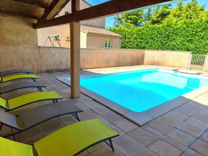 Villa la Chazotte 8 personas con piscina privada en el pueblo de Balazuc - Image 1