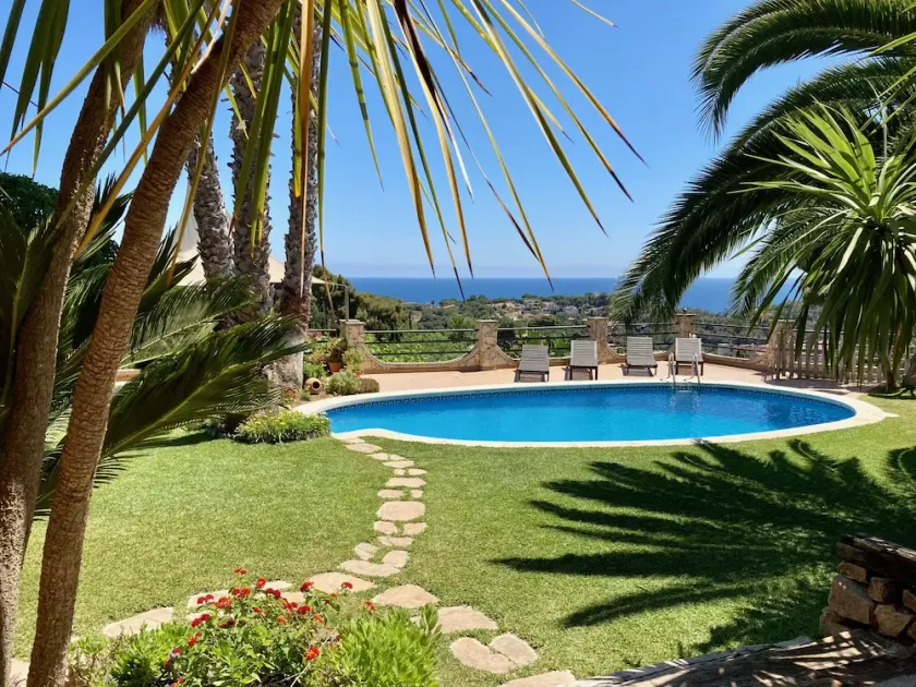 Holiday house with pool and sea views + garden for 4 pers. Costa Brava (Lloret) - Image 1
