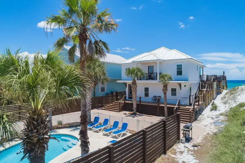 Coastal Cabana | 7BR | Gulf Front & Steps to Sand! Private Pool! Carriage House! - Image 1