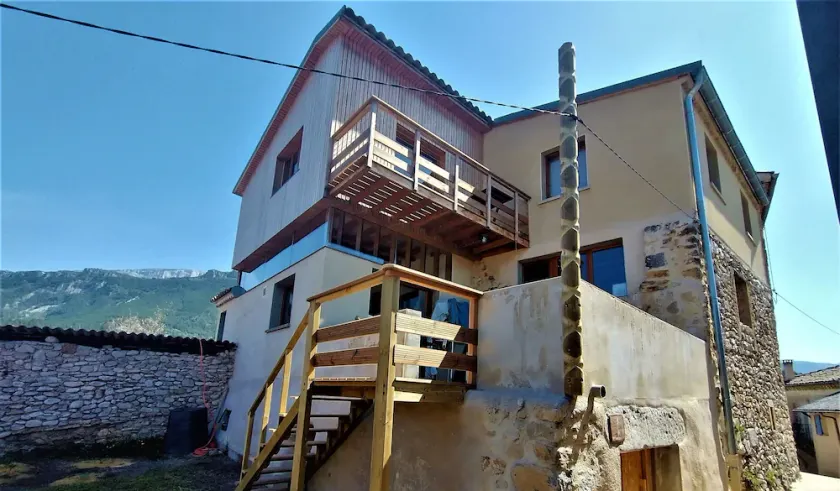 Mountain and river will treat you to the top of this medieval village. - Image 1